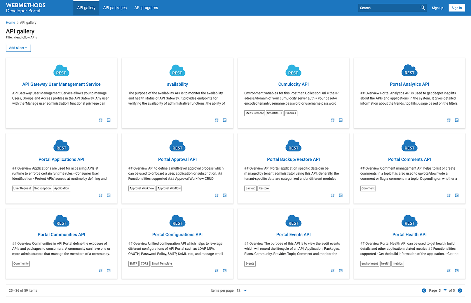 webMethods Developer Portal